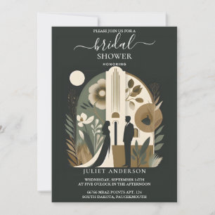 Ein wirklich engagiertes 70er 80er Courthouse Brau Einladung