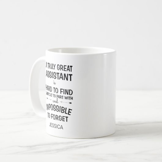 Ein wirklich großartiger Assistent mit Namen Kaffeetasse (Vorderseite Links)