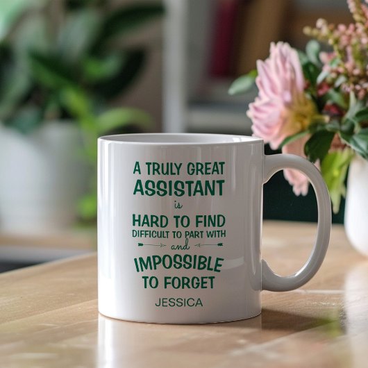 Ein wirklich großartiger Assistent mit Namen Kaffeetasse