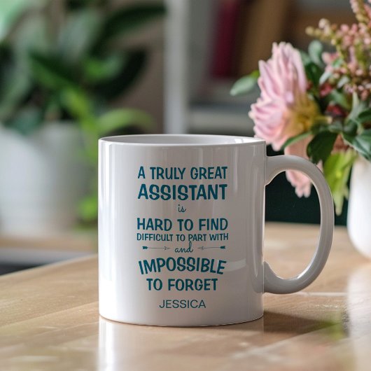 Ein wirklich großartiger Assistent mit Namen Kaffeetasse
