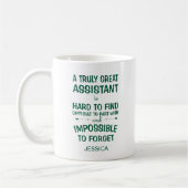 Ein wirklich großartiger Assistent mit Namen Kaffeetasse (Links)