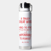 Ein wirklich großartiger Chef personalisierter Bec Trinkflasche (Hinten)