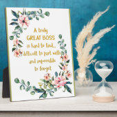 Ein wirklich großartiger Chef Wertgutschein Boss D Fotoplatte (Seite)