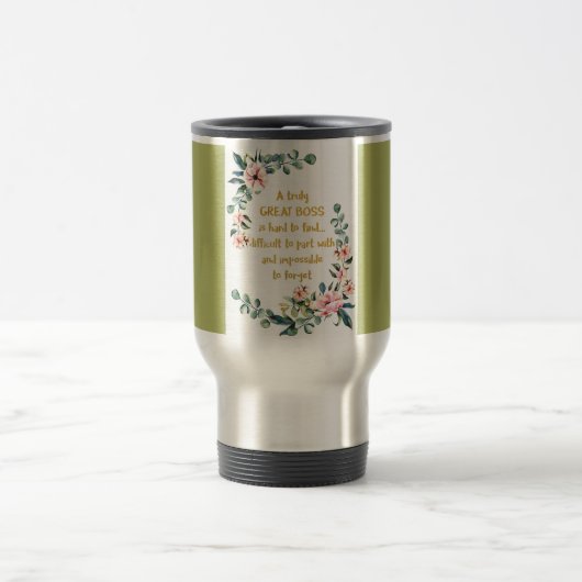 Ein wirklich großartiger Chef Wertgutschein Boss D Reisebecher (Mittel)