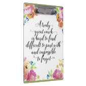 Ein wirklich großartiger Coach Kostenvoranschlag C Klemmbrett (Rechts)