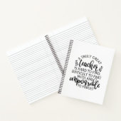 Ein wirklich großartiger Lehrer ist schwer zu find Notizblock (Innenseite)