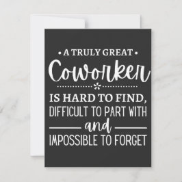 Ein wirklich großartiger Mitarbeiter Dankeskarte