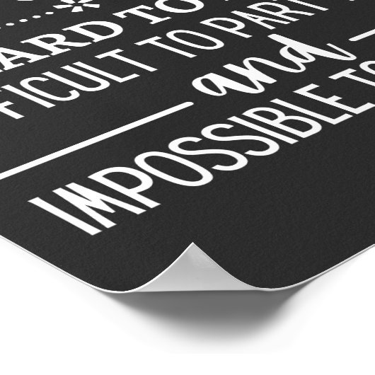 Ein wirklich großartiger Mitarbeiter Poster (Ecke)