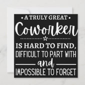 Ein wirklich großartiger Mitarbeiter Save The Date (Vorderseite)