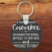 Ein wirklich großartiger Mitarbeiter Schlüsselanhänger (Vorderseite)