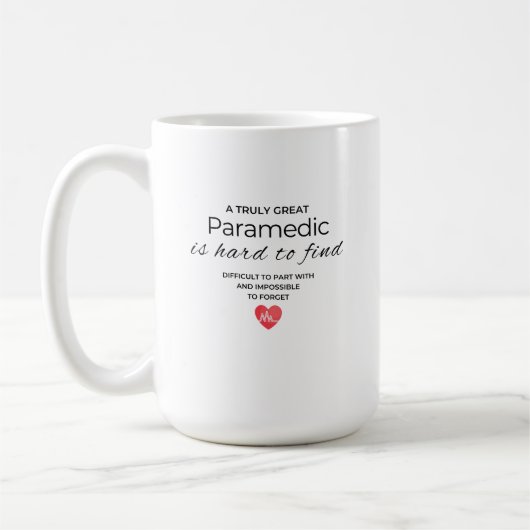 Ein wirklich großartiger Paramedit ist schwer zu b Kaffeetasse (Links)