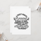 Ein wirklich großartiger Principe ist schwer zu fi Karte (Vorderseite/Rückseite Beispiel)