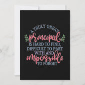 Ein wirklich großartiger Principe ist schwer zu fi Karte (Vorderseite)