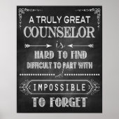 Ein wirklich großartiges Counselor-Poster Poster (Vorne)