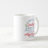 Ein wirklich großartiges Teacher-Funny-Sprichwort Kaffeetasse (VorderseiteRechts)