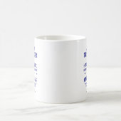 Ein wirklich großer Boss Personalisiert Royal Blue Kaffeetasse (Mittel)