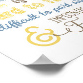 Ein wirklich großer Boss Poster (Ecke)