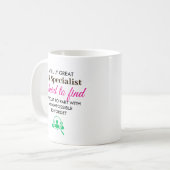Ein wirklich großer HR-Spezialist - Personalisiert Kaffeetasse (Vorderseite Links)