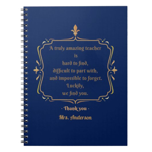 Ein wirklich phantastischer Lehrer ist schwer zu f Notizblock (Vorderseite)