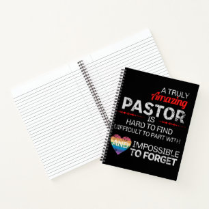 Ein wirklich phantastischer Pastor ist schwer zu f Notizblock