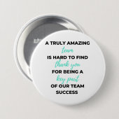 Ein wirklich Phantastisches Team ist schwer zu fin Button (Vorne & Hinten)