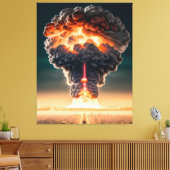 Ein wirklich schlechter Tag Leinwanddruck (Insitu (Wohnzimmer))