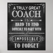 Ein wirklich tolles Coach-Poster Poster (Vorne)