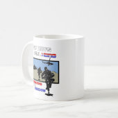 Ein wirklicher Held - Militär Kaffeetasse (Vorderseite Links)