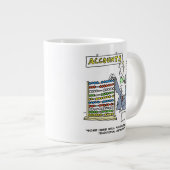 Ein Wirtschaftsprüfer, der einen Abacus bei der Ar Jumbo-Tasse (Vorderseite Rechts)