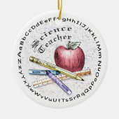 Ein Wissenschaftslehrer Keramik Ornament (Vorne)