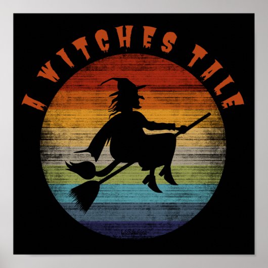 EIN WITHCHES TALE witziger Hexenmeister Poster (Vorne)