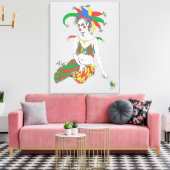 Ein Witzbold Leinwanddruck (Insitu (Wohnzimmer))