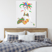 Ein Witzbold Leinwanddruck (Insitu (Schlafzimmer))