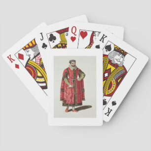 Ein wohlhabender Kaufmann von London im Jahr 1588  Spielkarten