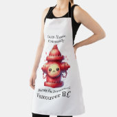 Ein wohltuender Hydrant steht stolz im Sonnenlicht Schürze (InSitu)