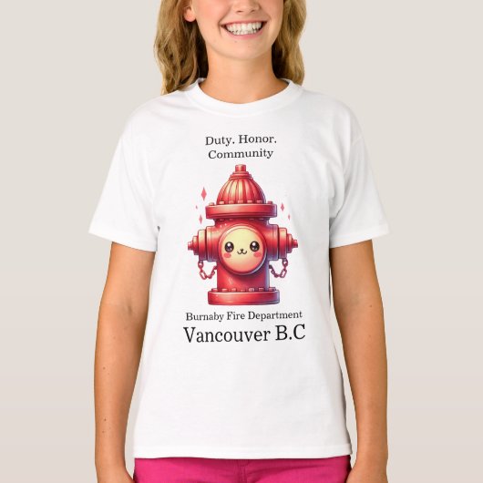 Ein wohltuender Hydrant steht stolz im Sonnenlicht T-Shirt (Vorderseite)
