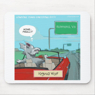 Ein Wolf aus Virginia Funny Mousepad