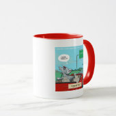 Ein Wolf aus Virginia Funny Tasse (VorderseiteRechts)