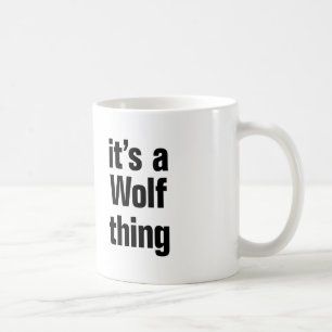 ein Wolf-Ding Kaffeetasse
