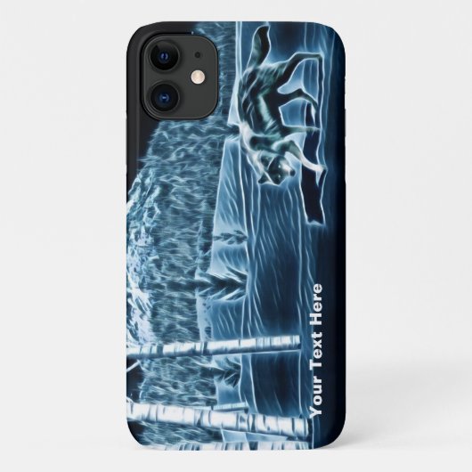 Ein Wolf im Schnee Case-Mate iPhone Hülle (Rückseite)