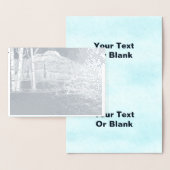 Ein Wolf im Schnee Folienkarte (Anzeige)