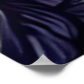 Ein Wolf in der frühen Nacht Poster (Ecke)