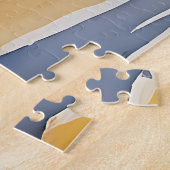 Ein Wolf in einem Aquarell Puzzle (Seite)