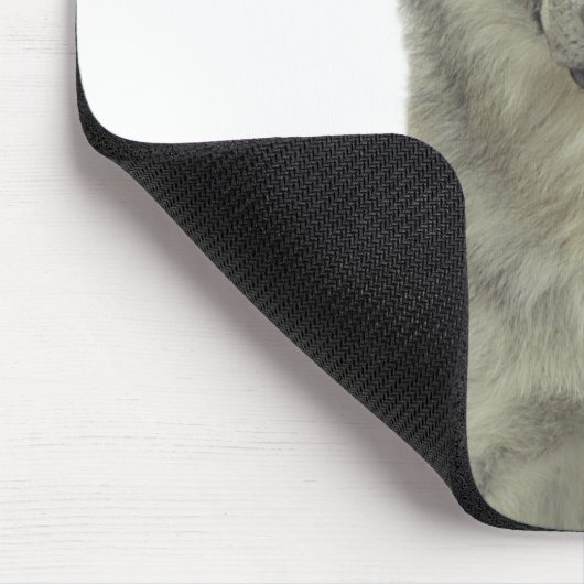 Ein Wolf Mousepad (Ecke)