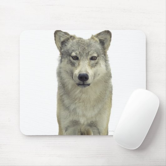 Ein Wolf Mousepad (Mit Mouse)