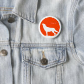 Ein Wolf-schreiendes Schaf - Knopf Button (Beispiel)