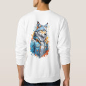 Ein Wolf-T - Shirt (Rückseite)