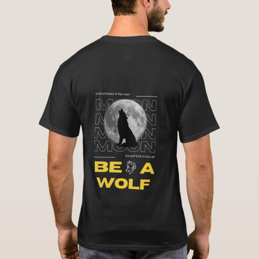 EIN WOLF T-Shirt (Rückseite)