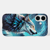Ein Wolf unter dem Mondbezug Case-Mate iPhone Hülle (Rückseite (Horizontal))