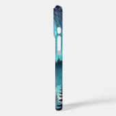 Ein Wolf unter dem Mondbezug Case-Mate iPhone Hülle (Rückseite / Links)